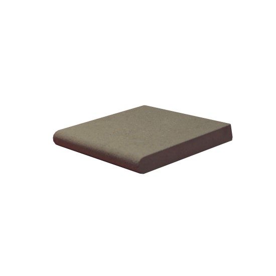 Concrete Bullnose Coping Paver - Exposed Aggregate 300 x 300mm Specialty Concrete Bullnose Coping Paver - Exposed Aggregate 300 x 300mm Specialty