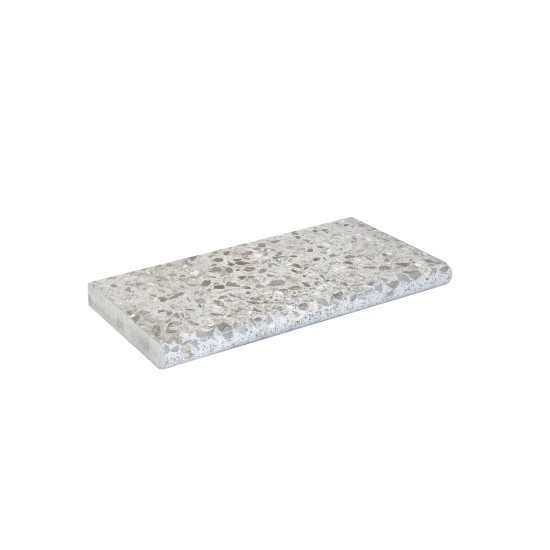 Concrete Bullnose Coping Paver - Exposed Aggregate 600 x 300mm Specialty Concrete Bullnose Coping Paver - Exposed Aggregate 600 x 300mm Specialty