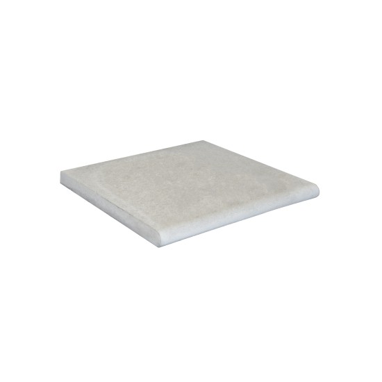 Concrete Bullnose Coping Paver - Sandy 300 x 300mm Natural Concrete Bullnose Coping Paver - Sandy 300 x 300mm Natural
