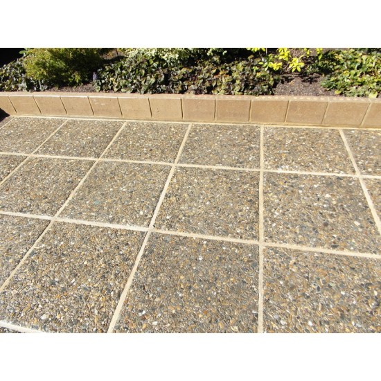 Concrete Bullnose Coping Paver - Exposed Aggregate 300 x 300mm Specialty Concrete Bullnose Coping Paver - Exposed Aggregate 300 x 300mm Specialty