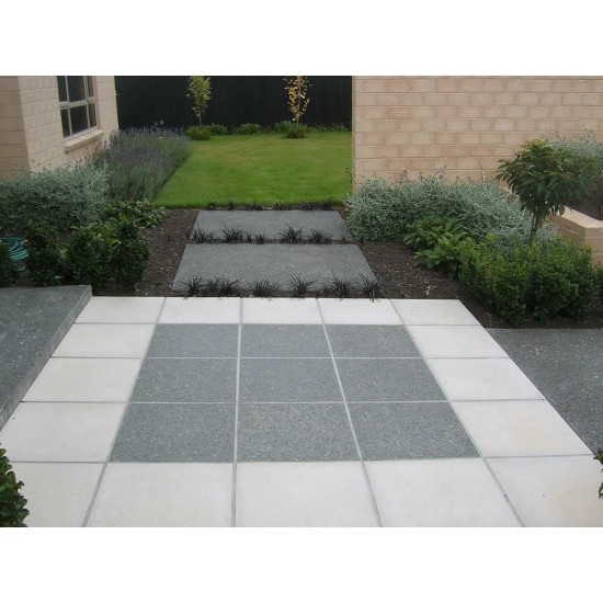 Concrete Bullnose Coping Paver - Honed 400 x 400mm Naural Concrete Bullnose Coping Paver - Honed 400 x 400mm Naural