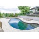 Concrete Bullnose Coping Paver - Sandy 600 x 300mm Natural Concrete Bullnose Coping Paver - Sandy 600 x 300mm Natural
