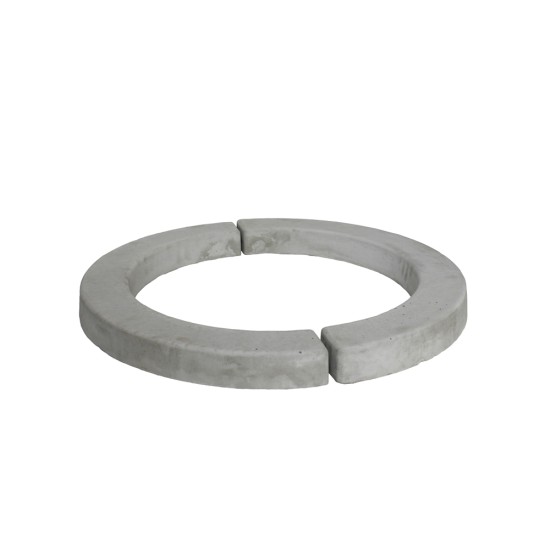 Concrete Tree Ring Half 600mm - Natural Concrete Tree Ring Half 600mm - Natural