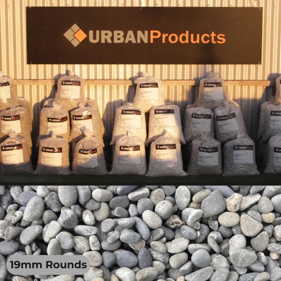Greystone Round Stones 19mm - 20L Bag Greystone Round Stones 19mm - 20L Bag