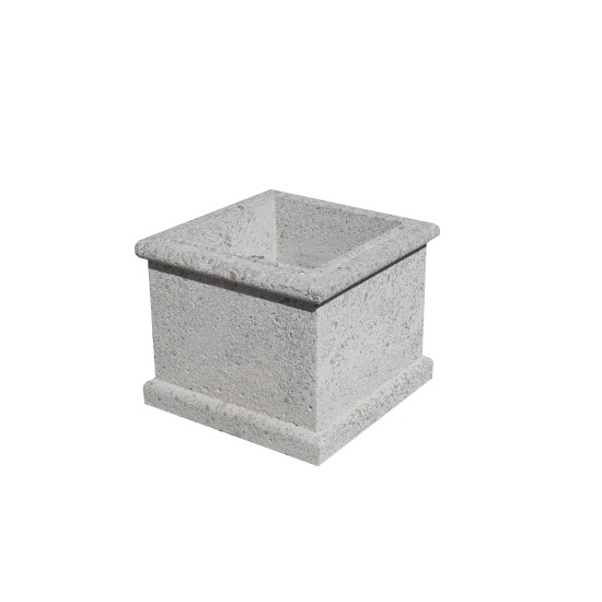 Concrete Planter Square Large - Exposed Aggregate Classic Concrete Planter Square Large - Exposed Aggregate Classic