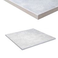 Porcelain Arris Edge Coping Paver - 600 x 600mm Platinum