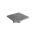 Granite Dropface Internal Corner Coping Paver - Flamed  480 x 480mm Black - No Colour